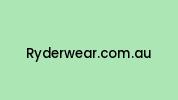 Ryderwear.com.au Coupon Codes