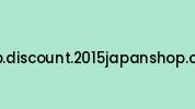 S9b.discount.2015japanshop.com Coupon Codes
