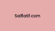 Saiflatif.com Coupon Codes