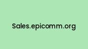 Sales.epicomm.org Coupon Codes