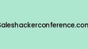 Saleshackerconference.com Coupon Codes