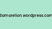 Samorelion.wordpress.com Coupon Codes