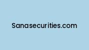 Sanasecurities.com Coupon Codes