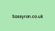 Sassyron.co.uk Coupon Codes