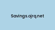 Savings.ojrq.net Coupon Codes