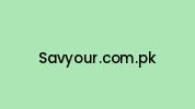 Savyour.com.pk Coupon Codes