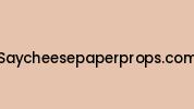 Saycheesepaperprops.com Coupon Codes