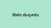 Sbdc.duq.edu Coupon Codes