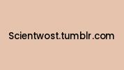 Scientwost.tumblr.com Coupon Codes
