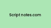 Script-notes.com Coupon Codes