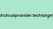 Searchcloudprovider.techtarget.com Coupon Codes