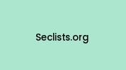 Seclists.org Coupon Codes