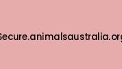 Secure.animalsaustralia.org Coupon Codes