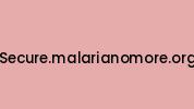 Secure.malarianomore.org Coupon Codes