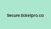 Secure.ticketpro.ca Coupon Codes
