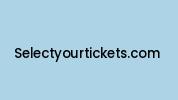 Selectyourtickets.com Coupon Codes
