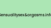 Sensualitysexandorgasms.info Coupon Codes