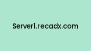 Server1.recadx.com Coupon Codes