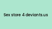 Sex-store-4-deviants.us Coupon Codes