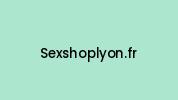 Sexshoplyon.fr Coupon Codes