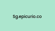 Sg.epicurio.co Coupon Codes