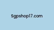Sgpshop17.com Coupon Codes