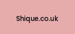 shique.co.uk Coupon Codes