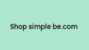 Shop-simple-be.com Coupon Codes