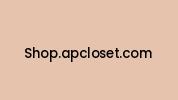 Shop.apcloset.com Coupon Codes