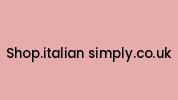 Shop.italian-simply.co.uk Coupon Codes