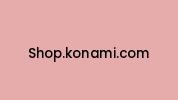 Shop.konami.com Coupon Codes