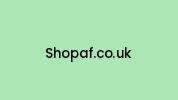 Shopaf.co.uk Coupon Codes