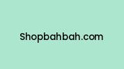 Shopbahbah.com Coupon Codes