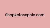 Shopkalosophie.com Coupon Codes