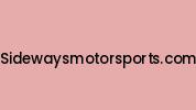 Sidewaysmotorsports.com Coupon Codes