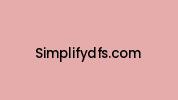 Simplifydfs.com Coupon Codes
