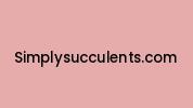 Simplysucculents.com Coupon Codes