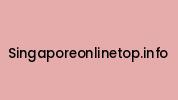 Singaporeonlinetop.info Coupon Codes