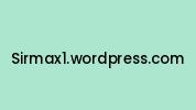 Sirmax1.wordpress.com Coupon Codes