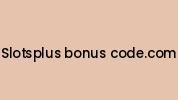 Slotsplus-bonus-code.com Coupon Codes