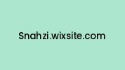 Snahzi.wixsite.com Coupon Codes