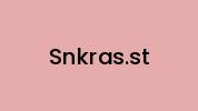 Snkras.st Coupon Codes