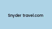 Snyder-travel.com Coupon Codes
