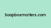 Soapboxmatters.com Coupon Codes