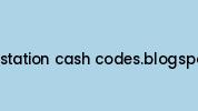 Soe-station-cash-codes.blogspot.dk Coupon Codes