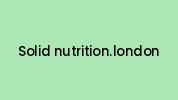 Solid-nutrition.london Coupon Codes