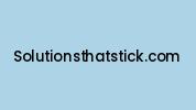 Solutionsthatstick.com Coupon Codes
