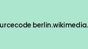 Sourcecode-berlin.wikimedia.de Coupon Codes