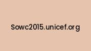 Sowc2015.unicef.org Coupon Codes