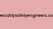 Specialitysafetyengineers.com Coupon Codes